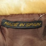 画像4: USED 80's CASADESPORT スペイン製 ファー付き レザージャケット WINE / 221222 (4)