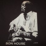 画像1: USED 90's SON HOUSE サンハウス デルタブルース GEAR INC Tシャツ BLK / 221223 (1)