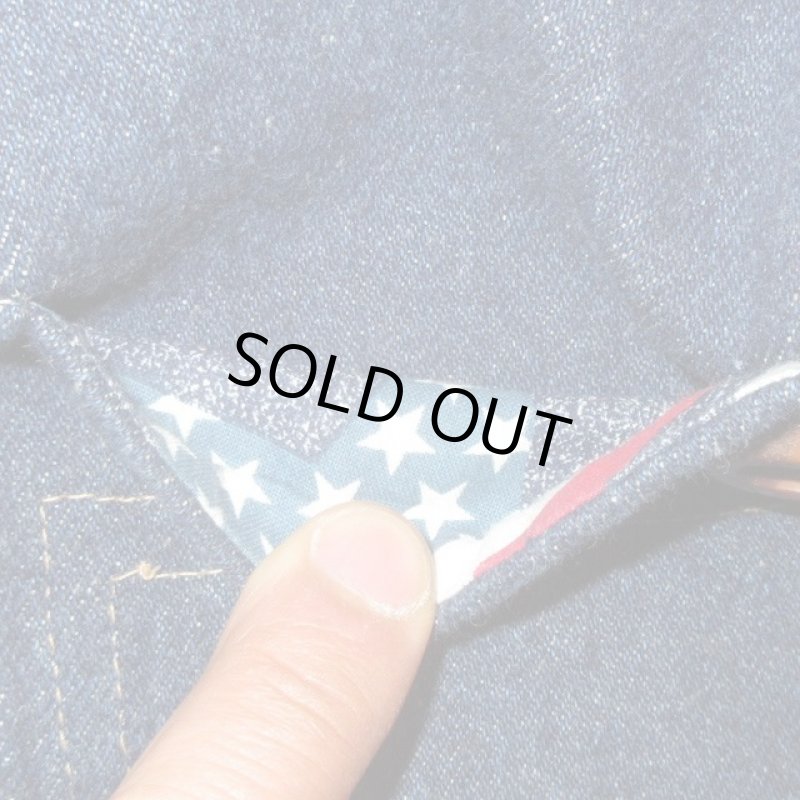 画像10: USED 70's With You In Mind 星条旗 カスタム デニムベスト NVY / 230116 (10)