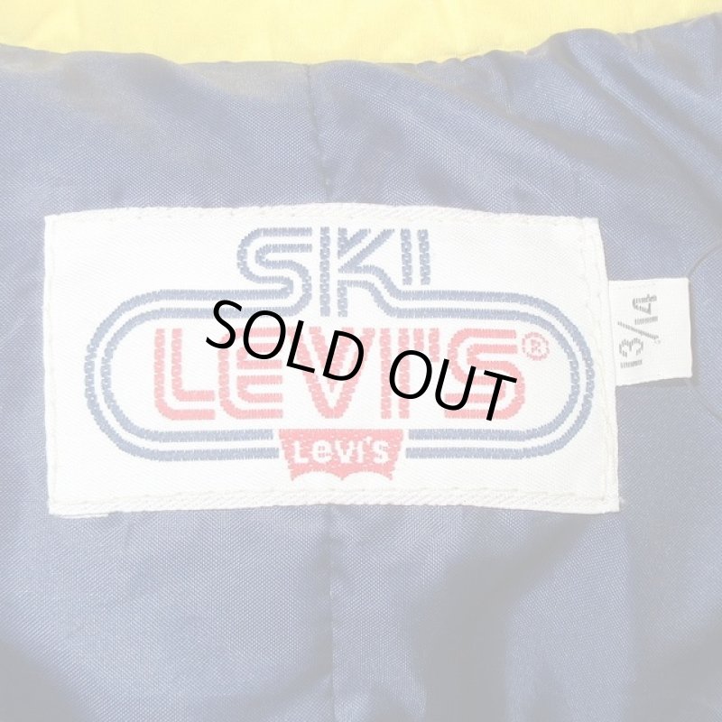 画像3: USED 70's SKI LEVI'S スキーリーバイス デニム ダウンベスト YEL / 230116 (3)
