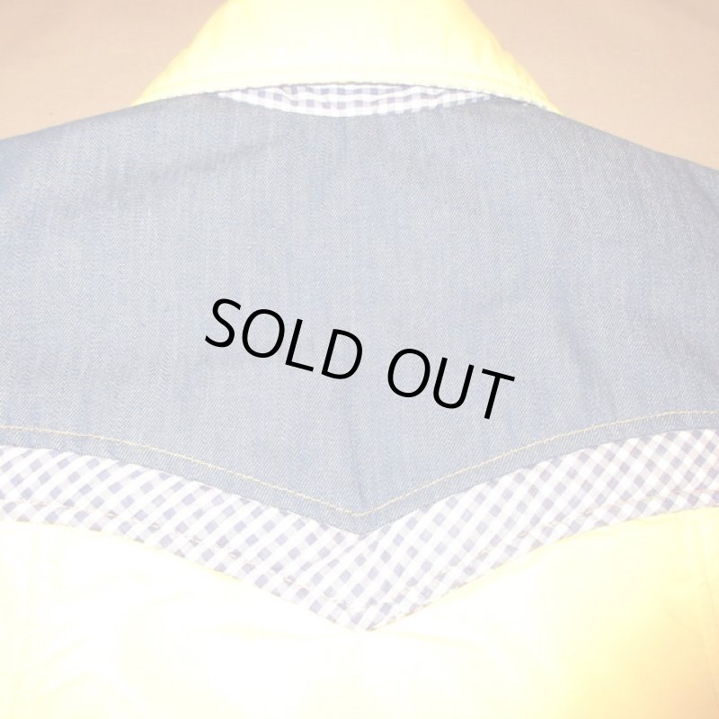 画像11: USED 70's SKI LEVI'S スキーリーバイス デニム ダウンベスト YEL / 230116 (11)