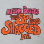 画像4: USED 90's AUSTIN POWERS オースティンパワーズ THE SPY WHO SHAGGED ME ムービー Tシャツ WHT / 230305 (4)