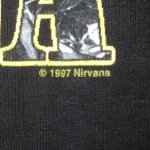 画像3: 美品 00's NIRVANA ニルヴァーナ 1997 スマイル Tシャツ BLK / 230327 (3)