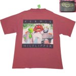 画像2: USED 90's KERMIE HILFLIPPER カーミット セサミストリート Tシャツ BUG / 230305 (2)