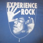 画像1: USED 90's WYJU ラジオ局 EXPERIENCE ROCK Tシャツ BLUE / 230509 (1)
