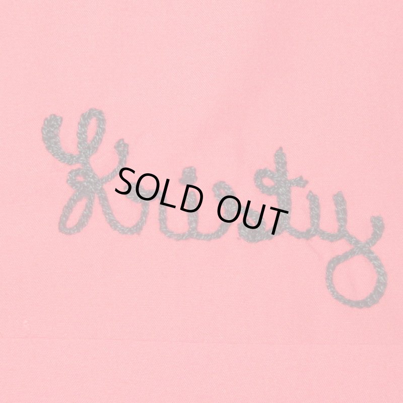 画像6: USED 90's CRUSIN クルージン 2トーン ボーリングシャツ RED×BLK / 230511 (6)