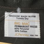 画像3: USED 70's JC PENNEY ストアブランド BIGMAC 半袖 ワークシャツ OLV / 230511 (3)