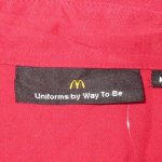 画像6: USED 00's McDONALD マクドナルド D.M.H.C. レーヨン混 半袖シャツ RED / 230511 (6)