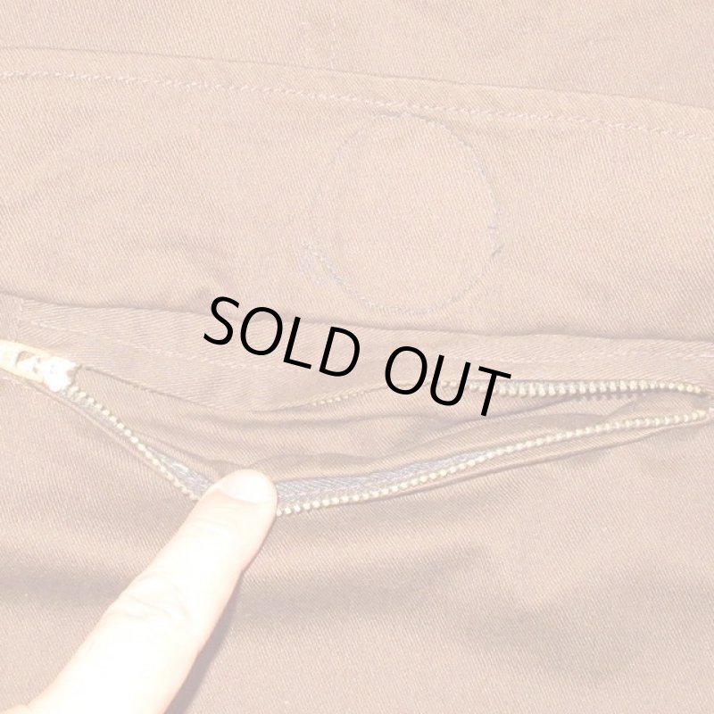 画像8: USED 00's UNKNOWN ワッペンカスタム アメリカ製 コットン アノラックパーカ ジャケット BRW / 230524 (8)