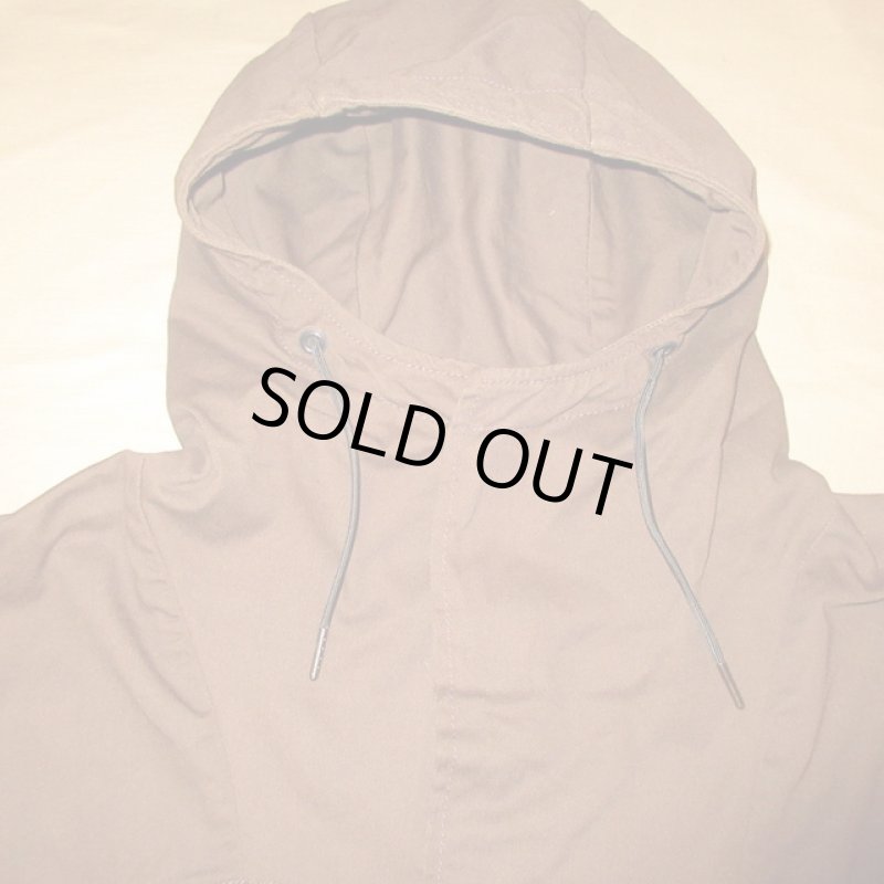 画像6: USED 00's UNKNOWN ワッペンカスタム アメリカ製 コットン アノラックパーカ ジャケット BRW / 230524 (6)