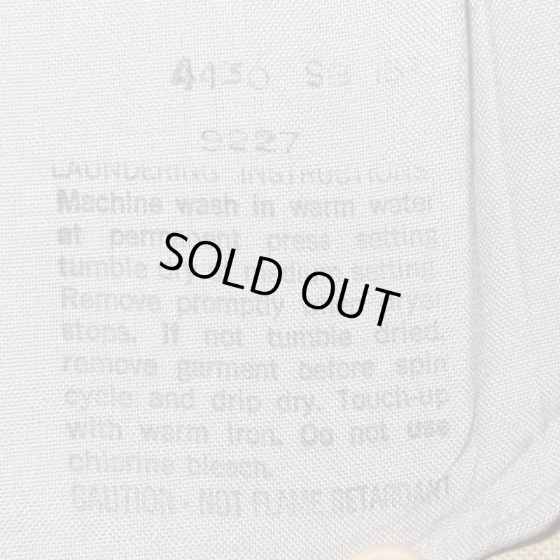 画像4: DEADSTOCK 70's JAGUAR ２トーン オフィサーシャツ ワークシャツ GRY×BLK / 230525 (4)