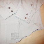 画像7: DEADSTOCK 70's JAGUAR ２トーン オフィサーシャツ ワークシャツ GRY×BLK / 230525 (7)