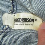 画像3: USED 80's FRED RIKSON フィンランド デニム ハンチング 帽子 BLUE / 230601 (3)