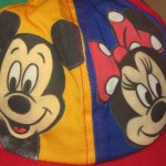 画像3: USED 80's GOOFY'S HAT CO グーフィーズハットコー ディズニー フロッキープリント キャップ 帽子 MIX / 230601 (3)