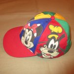 画像5: USED 80's GOOFY'S HAT CO グーフィーズハットコー ディズニー フロッキープリント キャップ 帽子 MIX / 230601 (5)