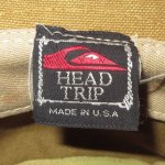 画像2: USED 80's QUICKSILVER クイックシルバー HEAD TRIP アメリカ製 ダック地 ハット 帽子 BRW / 230601 (2)