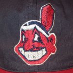 画像2: USED 90's MLB CLEVELAND INDIANS クリーブランド インディアンズ ベースボールキャップ 帽子 BLK / 230601 (2)