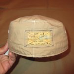 画像8: USED 00's RALPH LAUREN ラルフローレン ミリタリー ワークキャップ 帽子 BEI / 230601 (8)