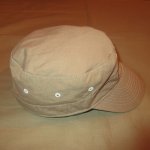 画像7: USED 00's RALPH LAUREN ラルフローレン ミリタリー ワークキャップ 帽子 BEI / 230601 (7)