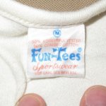 画像5: USED 80's Fun-Tees OLD HIPPIE ヒッピー 著名人 レディース Tシャツ NAT / 230608 (5)