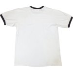 画像3: USED 90's FISHBONE フィッシュボーン サークルロゴ リンガー Tシャツ WHT×BLK / 230530 (3)