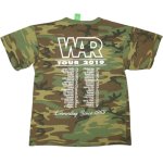 画像3: USED 00's WAR ウォー FUNK ツアー 2019年 サイン入り Tシャツ カモフラ / 230530 (3)
