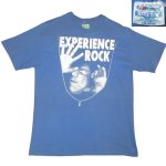 画像2: USED 90's WYJU ラジオ局 EXPERIENCE ROCK Tシャツ BLUE / 230509 (2)