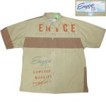 画像1: USED 00's Enyce エニーチェ B-BOY 半袖シャツ BEI / 230511 (1)