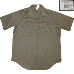 画像1: USED 70's JC PENNEY ストアブランド BIGMAC 半袖 ワークシャツ OLV / 230511 (1)