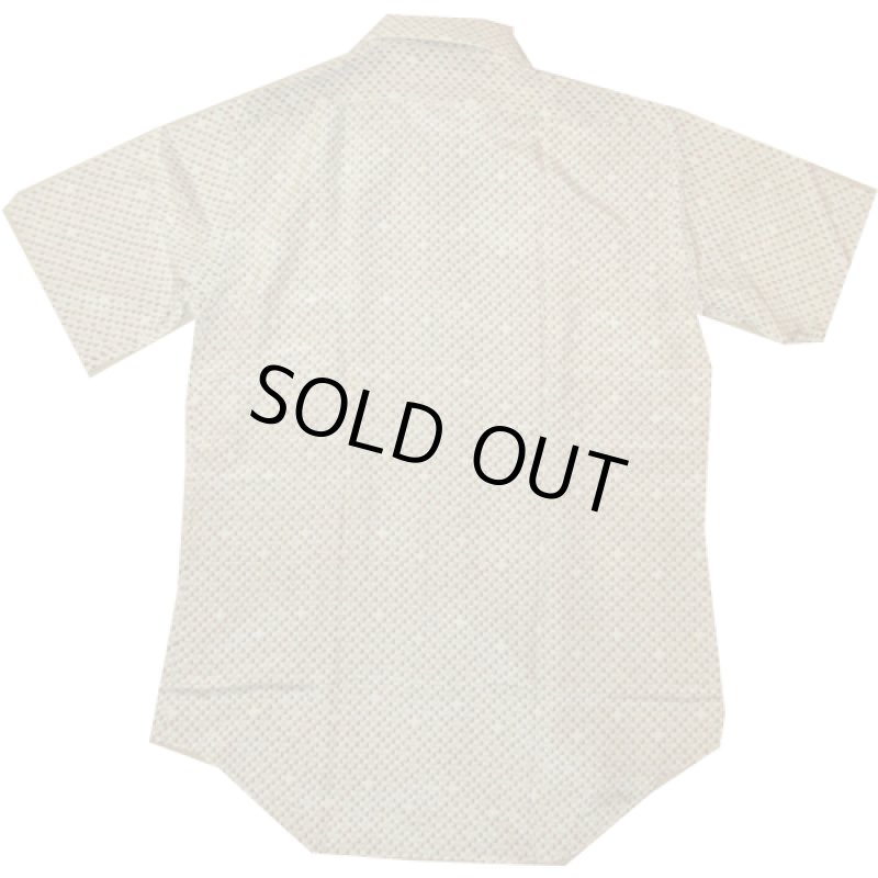 画像2: DEADSTOCK 70's DOUBLE RED HORSE チャイニーズヴィンテージ 半袖 シルクシャツ BEI / 230511 (2)