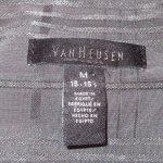 画像3: USED 00's VAN HEUSEN  バンヒューゼン レーヨン混 半袖シャツ BLK / 230611 (3)