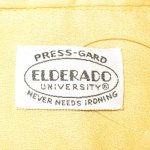 画像3: USED 70's ELDERADO UNIVERSITY エルドラド カラフル パイピング 半袖シャツ YEL / 230611 (3)