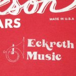 画像4: USED 80's JACKSON GUITARS ジャクソン ギターメーカー Tシャツ RED / 230614 (4)
