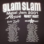 画像1: USED 00's GLAM SLAM METAL JAM 2001 メタルフェス POISON  Tシャツ BLK / 230627 (1)
