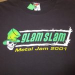 画像4: USED 00's GLAM SLAM METAL JAM 2001 メタルフェス POISON  Tシャツ BLK / 230627 (4)