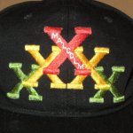 画像2: USED 90's MALCOM X マルコムX ラスタカラー 刺繍 BB CAP キャップ 帽子 BLK / 230710 (2)