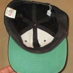画像7: USED 90's MALCOM X マルコムX ラスタカラー 刺繍 BB CAP キャップ 帽子 BLK / 230710 (7)