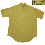 画像1: USED 70's DAVINCI  ダヴィンチ レーヨン BDシャツ 半袖シャツ GRN / 230704 (1)