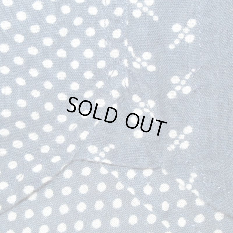 画像8: USED 00's DENIM&SUPPLY デニム&サプライ RL バンダナ柄 ドット柄 長袖シャツ NVY / 230725 (8)