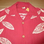画像5: USED 90's UNION BAY ユニオンベイ レーヨン アロハシャツ 半袖シャツ RED / 230805 (5)