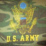 画像1: USED 80's US ARMY アメリカ軍 ミリタリー ARTEX Tシャツ カモ / 230809 (1)