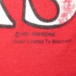 画像5: USED 90's FISHBONE フィッシュボーン RACISM SUCKS Tシャツ RED / 230826 (5)