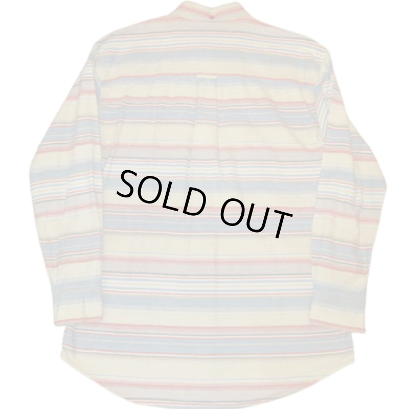 画像2: USED 90's COUNTRY SEAT ネイティヴボーダー 長袖シャツ MIX / 230921 (2)