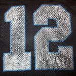 画像7: USED 90's NFL アメフト CALOLINA PANTHERS COLLINS ゲームシャツ STARTER BLK / 231019 (7)