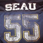 画像9: USED 90's NFL アメフト SEAU ゲームシャツ LOGO ATHLETIC NVY / 231019 (9)