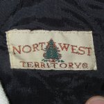 画像3: USED 80's NORTHWEST TERRITORY キルティング ネルシャツ BLK×WHT / 231027 (3)