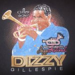 画像1: USED 00's DIZZY GILLESPIE ディジーガレスピー ジャズマン Tシャツ BLK / 231204 (1)
