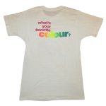 画像3: USED 80's LIVING COLOUR リヴィングカラー what's your favorite color?  Tシャツ WHT  / 231010 (3)