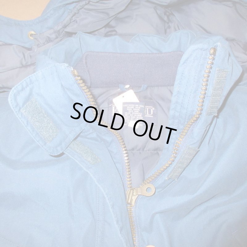 画像6: USED 90's LANDS'END ランズエンド フード付き ダウンジャケット NVY / 231211 (6)