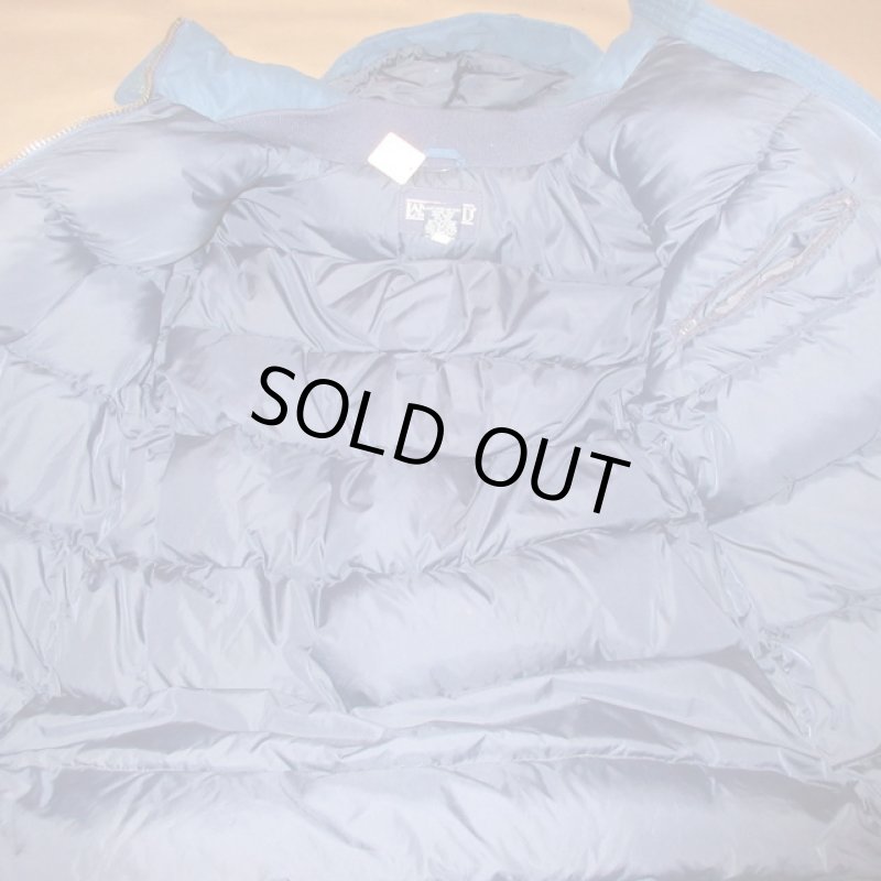 画像9: USED 90's LANDS'END ランズエンド フード付き ダウンジャケット NVY / 231211 (9)